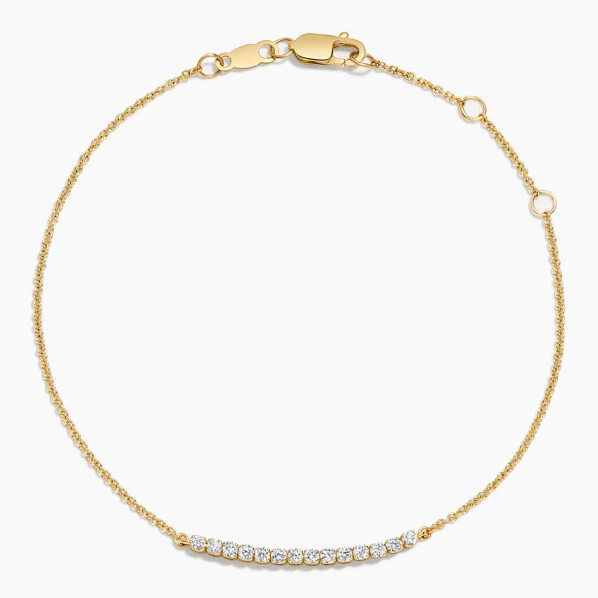LUCERARO Bracelet | 15 Coverage Diamond Tennis Bracelet - JB00501