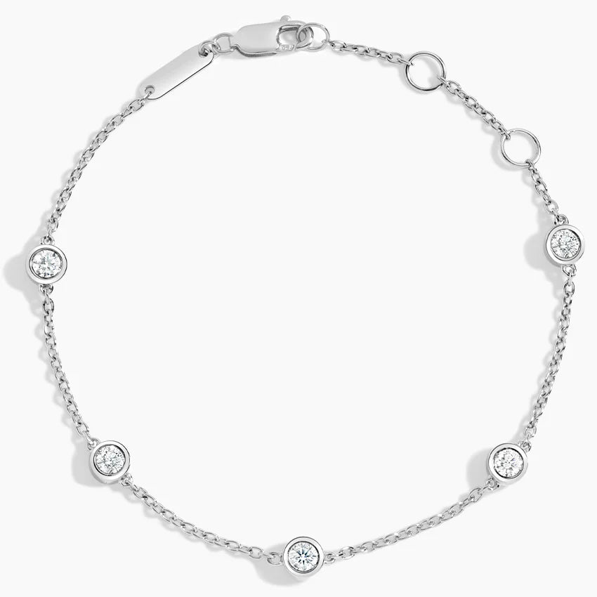 LUCERARO Bracelet | Round Diamond Tennis Bracelet - JB01595