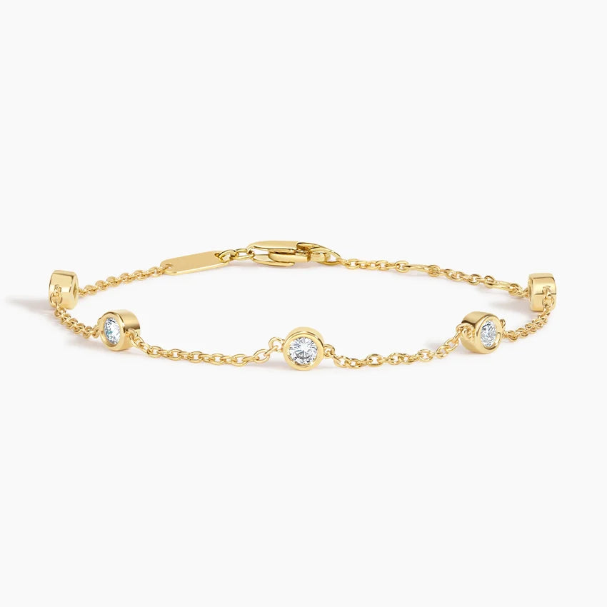 LUCERARO Bracelet | Round Diamond Tennis Bracelet - JB01595