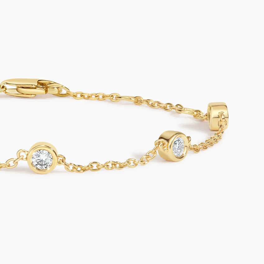 LUCERARO Bracelet | Round Diamond Tennis Bracelet - JB01595