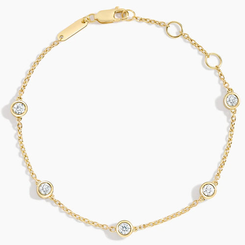 LUCERARO Bracelet | Round Diamond Tennis Bracelet - JB01595