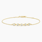 LUCERARO Bracelet | Round Lab-Grown Diamond Hexagon Bezel Bracelet 1/2 ct. tw.
