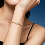 LUCERARO Bracelet | Round Lab-Grown Diamond Bezel Bracelet 1/3 ct. tw.