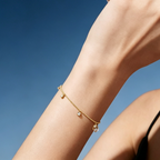 LUCERARO Bracelet | Round Lab-Grown Diamond Station Bracelet 1/4 ct. tw.