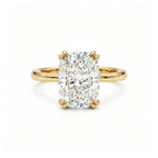 LUCERARO Engagement | Cushion Lab Grown Diamond Ring