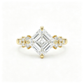 LUCERARO Engagement | Cluster Kite-Set Diamond Ring - ER01850