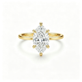 LUCERARO Engagement | Marquise Solitaire Diamond Ring - ER01752