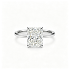 LUCERARO Engagement | Radiant Lab Grown Diamond Ring