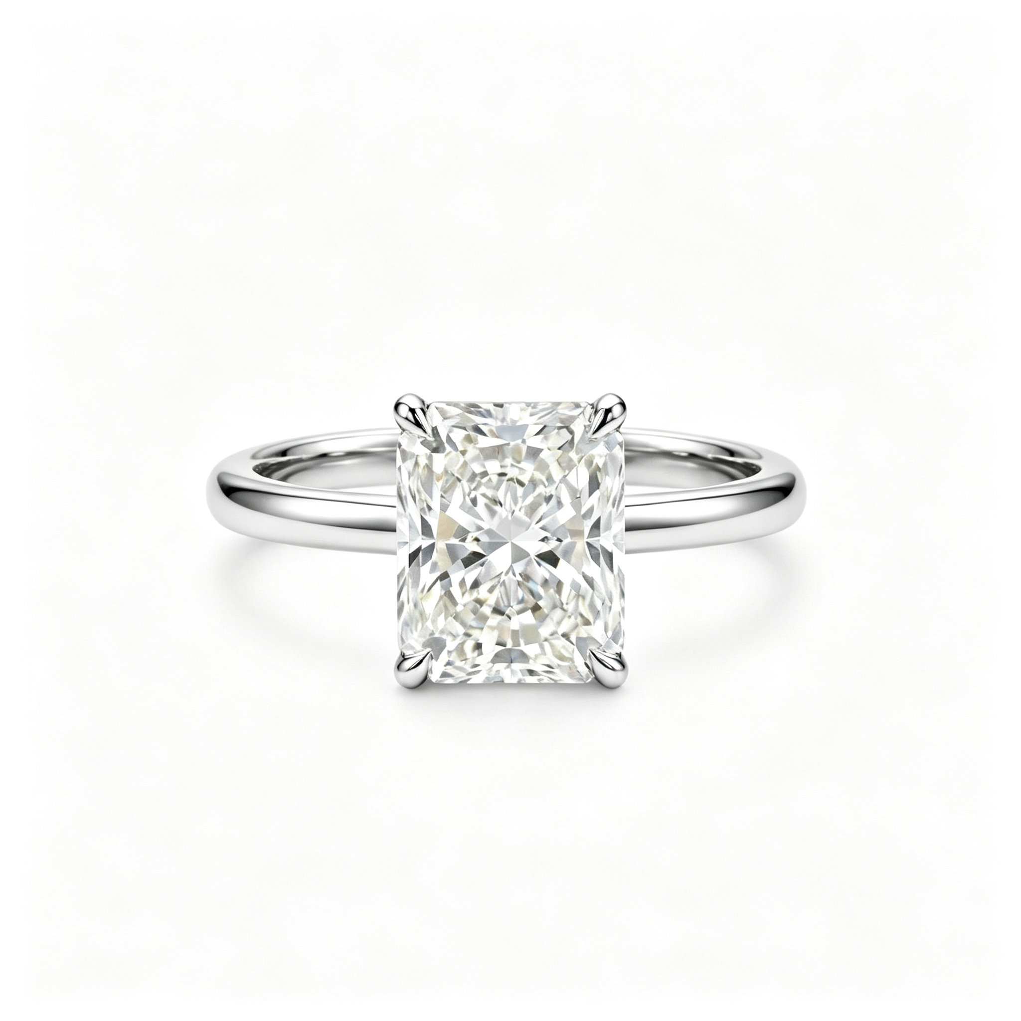LUCERARO Engagement | Radiant Halo Diamond Ring - ER01416