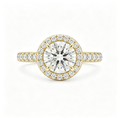 LUCERARO Engagement | Round Brilliant Diamond Ring - ER01736