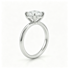 LUCERARO Engagement | Round Lab Grown Diamond Solitaire Ring