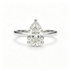 LUCERARO Engagement | Pear Lab Grown Diamond Ring