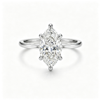 LUCERARO Engagement | Marquise Lab Grown Diamond Solitaire Ring