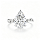 LUCERARO Engagement | Pear Lab Grown Diamond Ring