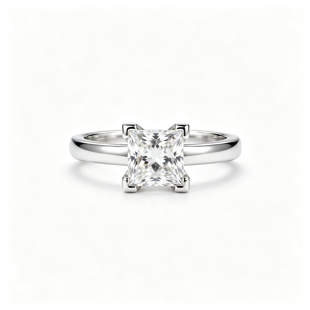LUCERARO Engagement | Princess Lab Grown Diamond Tension Ring