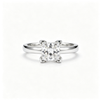 LUCERARO Engagement | Princess Lab Grown Diamond Tension Ring