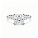LUCERARO Engagement | Princess-Cut Lab Grown Diamond