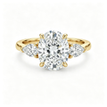 LUCERARO Engagement | Oval & Pear Diamond Ring - ER02384