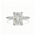 LUCERARO Engagement | Radiant Lab Grown Diamond Ring