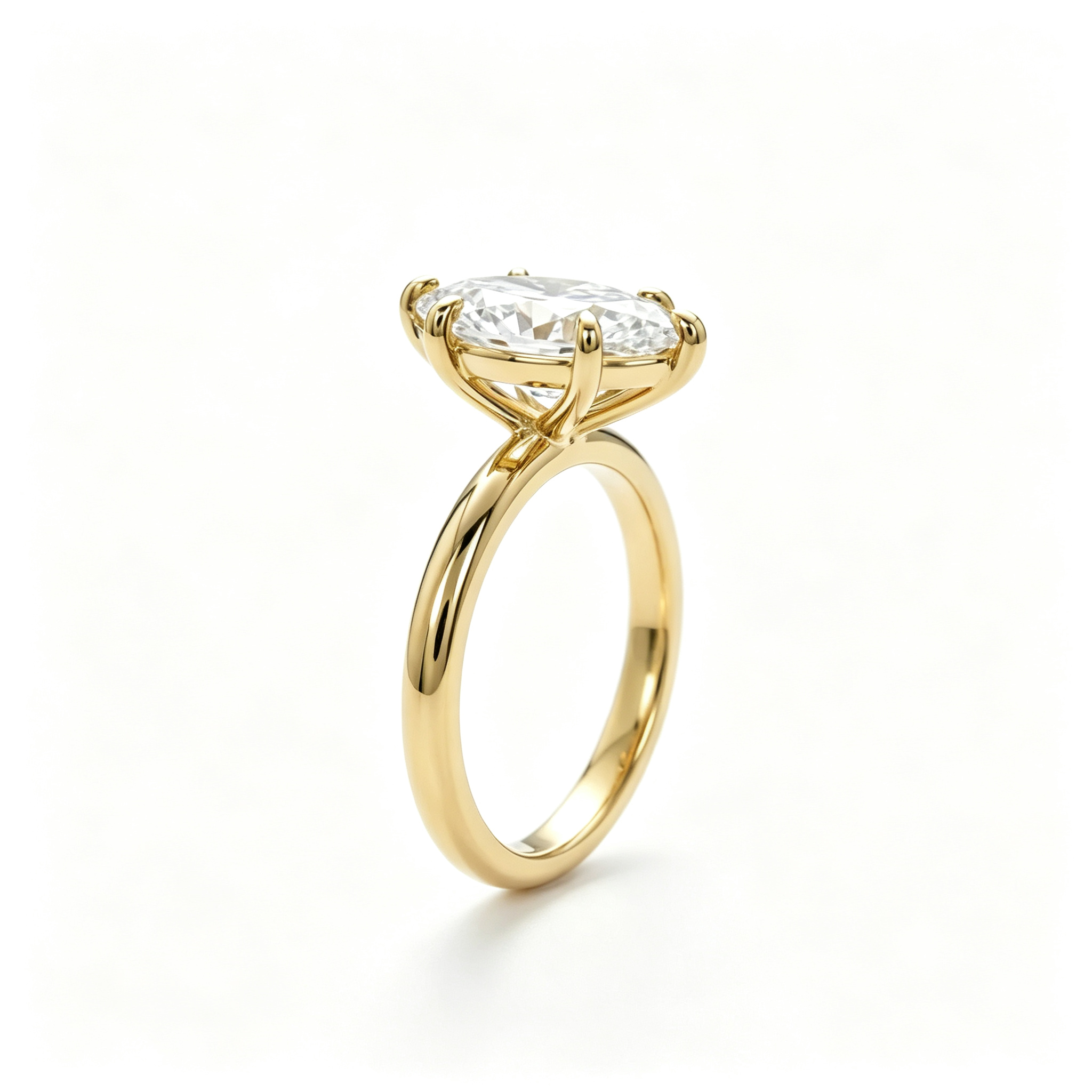 LUCERARO Engagement | Marquise Solitaire Diamond Ring - ER01752