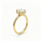 LUCERARO Engagement | Oval Lab Grown Diamond Ring