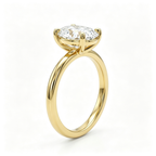 LUCERARO Engagement | Oval Lab Grown Diamond Solitaire Ring