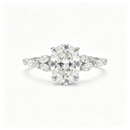 LUCERARO Engagement | Oval Lab Grown Diamond Ring