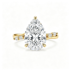 LUCERARO Engagement | Pear Lab Grown Diamond Ring