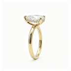 LUCERARO Engagement | Pear Lab Grown Diamond Ring