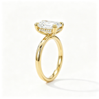 LUCERARO Engagement | Cushion Lab Grown Diamond Ring