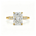 LUCERARO Engagement | Radiant Lab Grown Diamond Ring