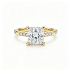 LUCERARO Engagement | Princess-Cut Lab Grown Diamond