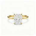 LUCERARO Engagement | Radiant Halo Diamond Ring - ER01416