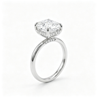 LUCERARO Engagement | Princess Lab Grown Diamond Ring