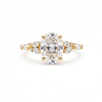 LUCERARO Engagement | Oval Lab Grown Diamond Ring