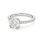 LUCERARO Engagement | Round Lab Grown Diamond Ring