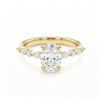 LUCERARO Engagement | Oval Lab Grown Diamond Ring
