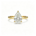LUCERARO Engagement | Pear Lab Grown Diamond Ring
