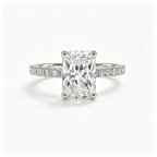 LUCERARO Engagement | Radiant Lab Grown Diamond Ring