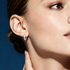 LUCERARO Earrings | Diamond Huggie Earrings - JE01450