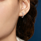 LUCERARO Earrings | Diamond Huggie Earrings - JE01595