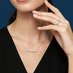 LUCERARO Necklace | Mixed-Shape Lab-Grown Diamond Necklace 7/8 ct. tw.