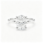 LUCERARO Stacking | Oval & Cuff Diamond Ring - SR02328