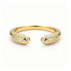 LUCERARO Stacking | Oval & Cuff Diamond Ring - SR02488