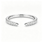 LUCERARO Stacking | Oval & Cuff Diamond Ring - SR02328