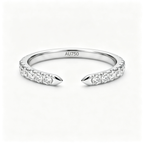 LUCERARO Stacking | Radiant & Cuff Diamond Ring - SR02200