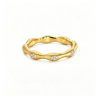 LUCERARO Wedding | Sculpted Wave Lab-Grown Diamond Ring 1/3 ct. tw.