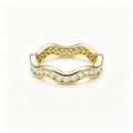 LUCERARO Wedding | Wave Diamond Ring - WR01000