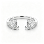 LUCERARO Wedding | Pear Lab-Grown Diamond Open Ring 5/8 ct. tw.