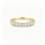 LUCERARO Wedding | Princess Lab-Grown Diamond Half-Eternity Band 1 ct. tw.